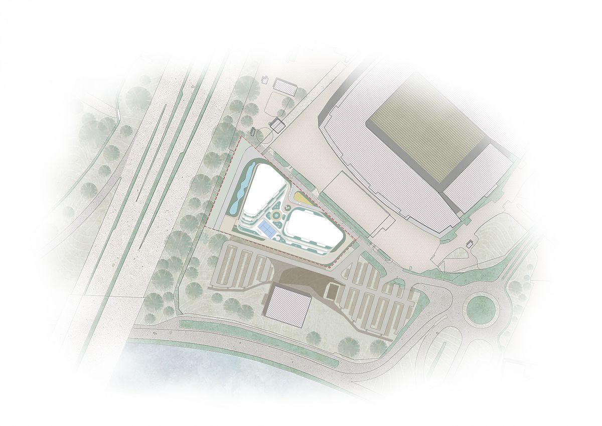 Circulation diagram of the site